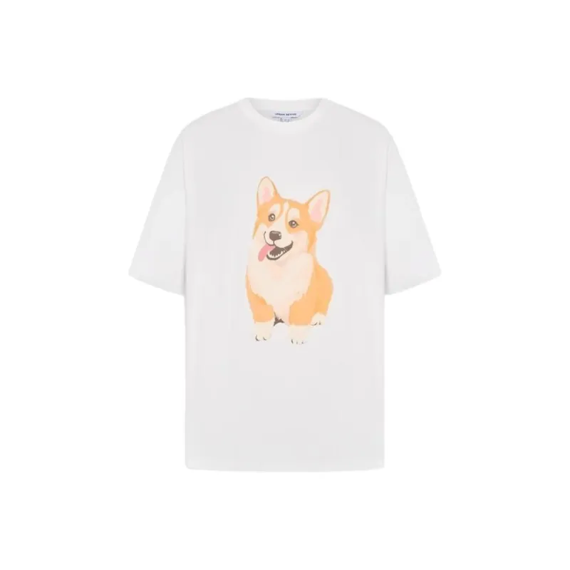 URBAN REVIVO T Shirts Men White-0