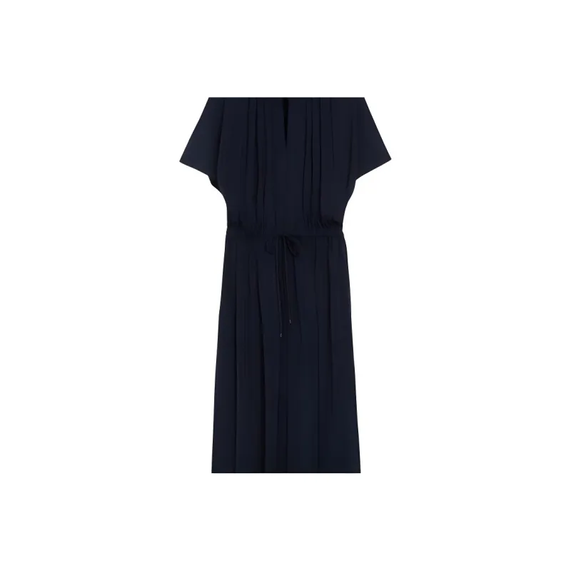 MaxMara Short Sleeved Dresses Women's Navy Blue-5