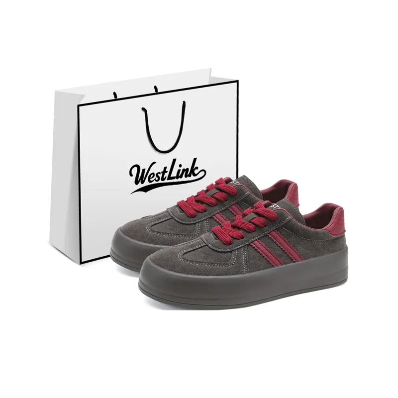 WESTLINK Low Top Skateboard Shoes Women's Ancora Red-0