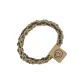 Coffee Series Twisted Fried Dough Smiley Face Hair Tie 1 Pack (Coffee)