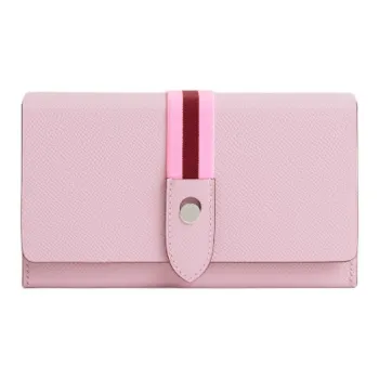 HERMES Calfskin Clutch Women's Pink