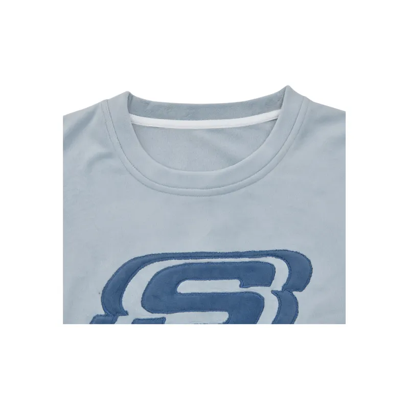 Skechers Pajama Set Women's Light Blue-3