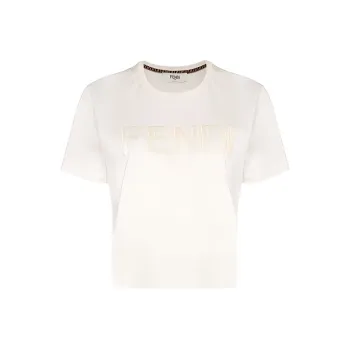 FENDI Crop Tops Women's White