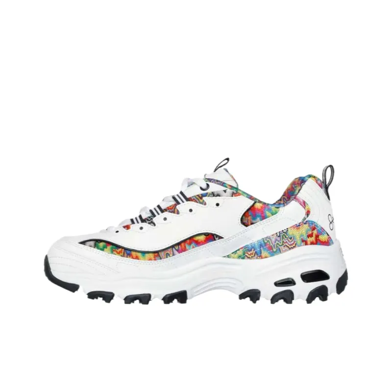 Jen Stark x Skechers Street Low Top Chunky Sneakers Women's White-2