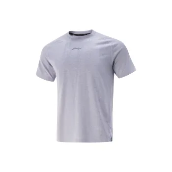 LiNing Basketball Collection T Shirt Men's Mixed Color Sea Salt Purple