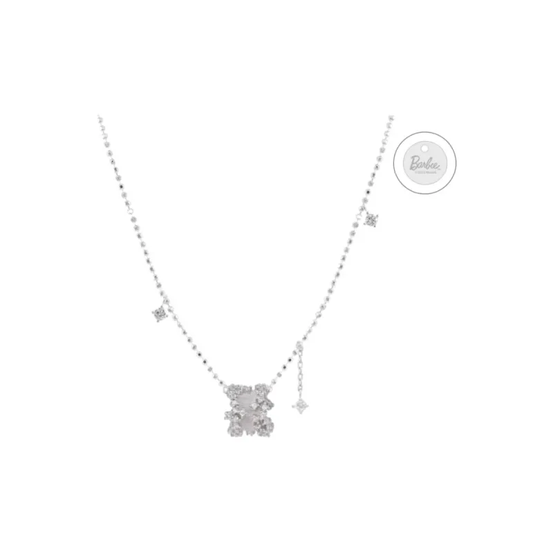Barbie S925 Silver Necklaces Women's-0