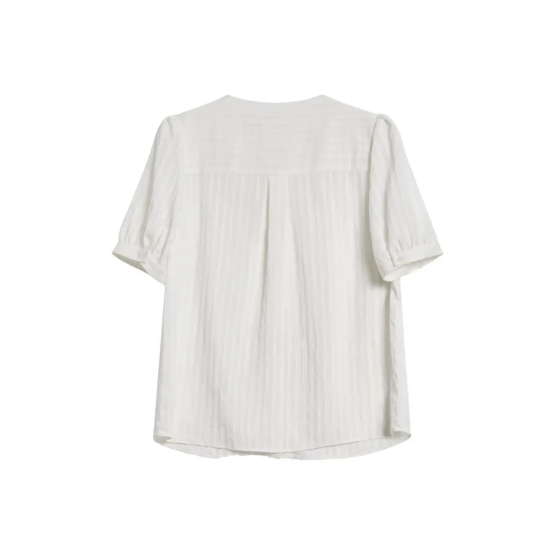 Mambe Shirts Women's White-1