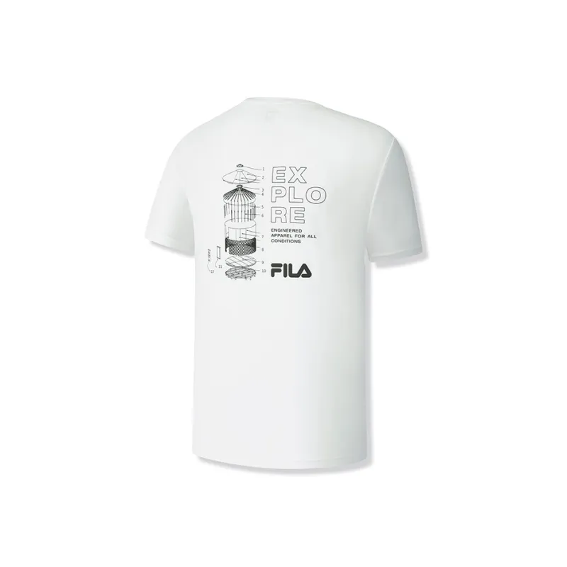 FILA Athletics T Shirt Men's Early Snow-1