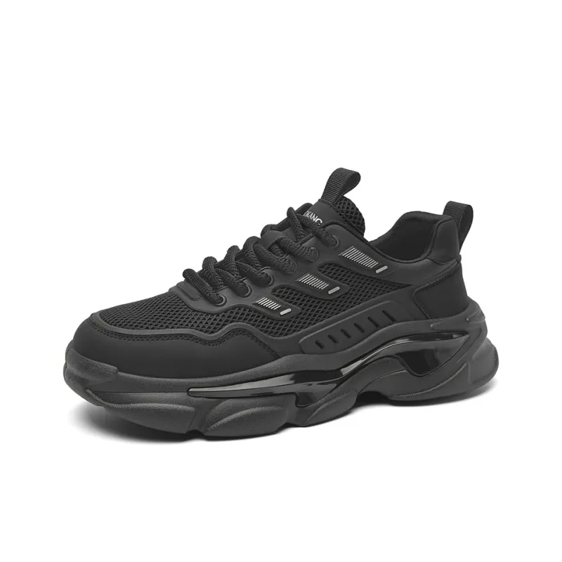 AOKANG Trendy Play Series Low Top Chunky Sneakers Men's Phantom Black-1