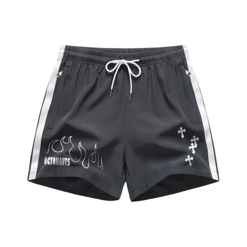 Small Columns Under The Sea Casual Shorts Unisex-2
