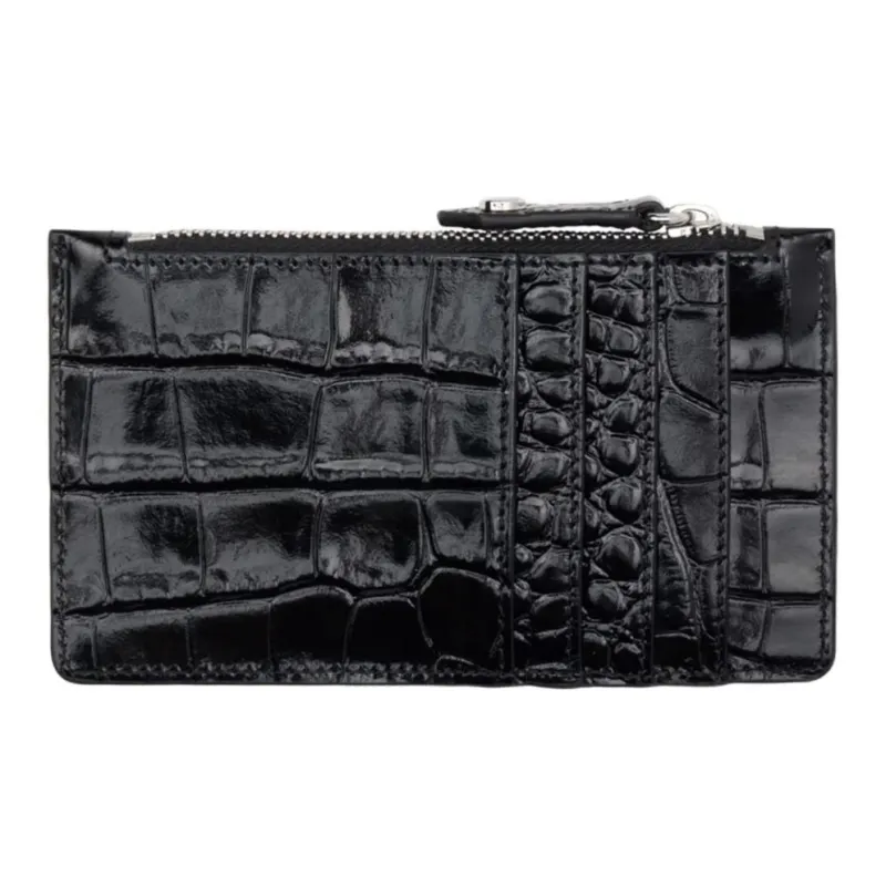 Vivienne Westwood Patent Leather Wallet Men's Black-1