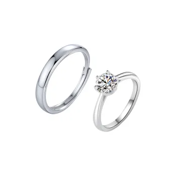 Right Hand Waiting 925 Sterling Silver Rings Unisex
