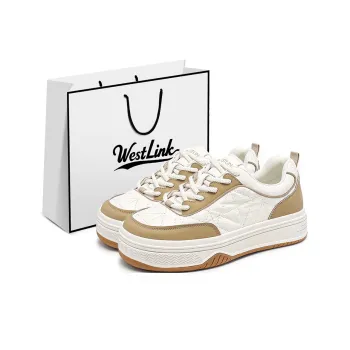 WESTLINK Breathable Height Increase Low Top Skateboard Shoes Women's