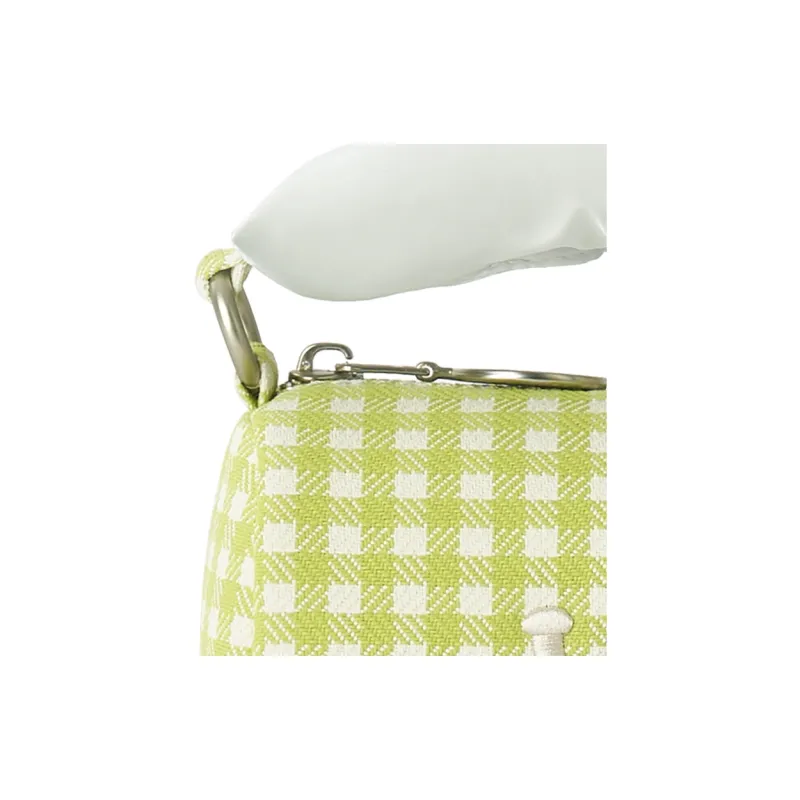 Lee Fabric Handbag Women's Green Plaid-4