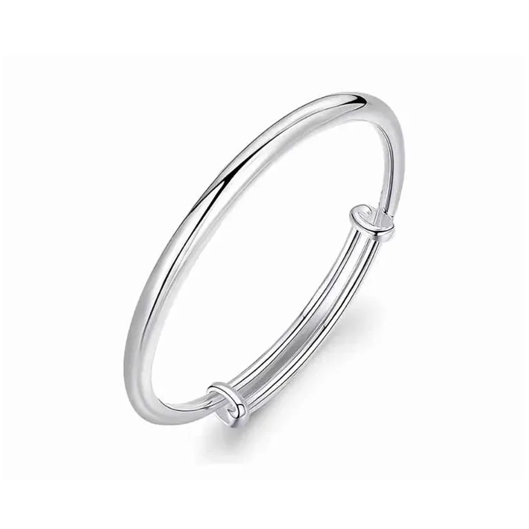 Bailijin 999 Fine Silver Sterling Silver Bracelets Unisex-0