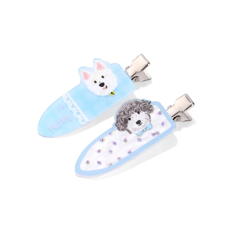 ZANC Acrylic Hair Clips Women's-9