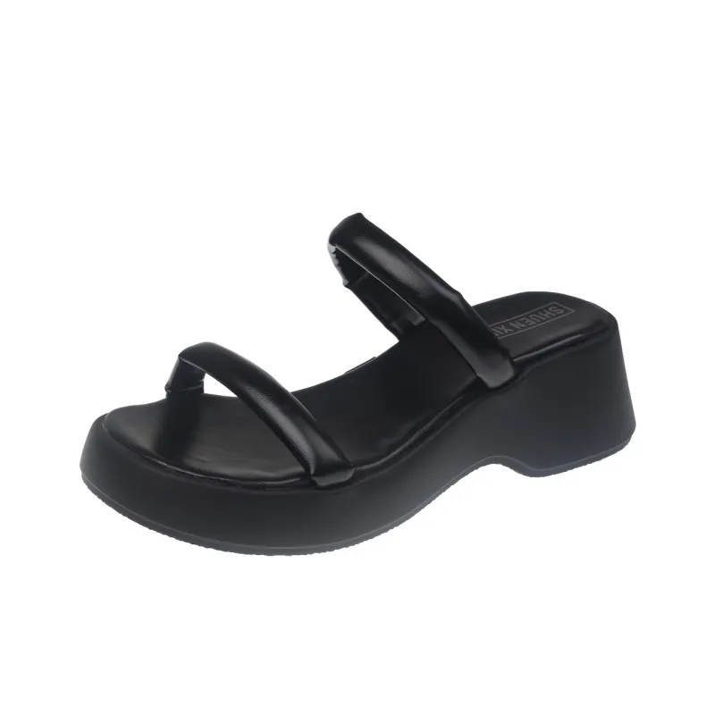 Alxnan Rubber Sole Slip Resistant Slide Slippers Women's-13