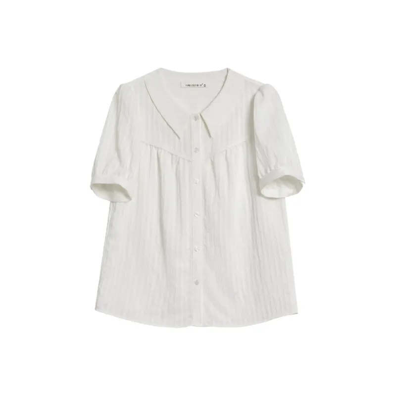 Mambe Shirts Women's White-0