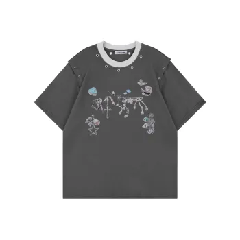 7 SEVFUN Drop Shoulder Sleeve T Shirt Women's