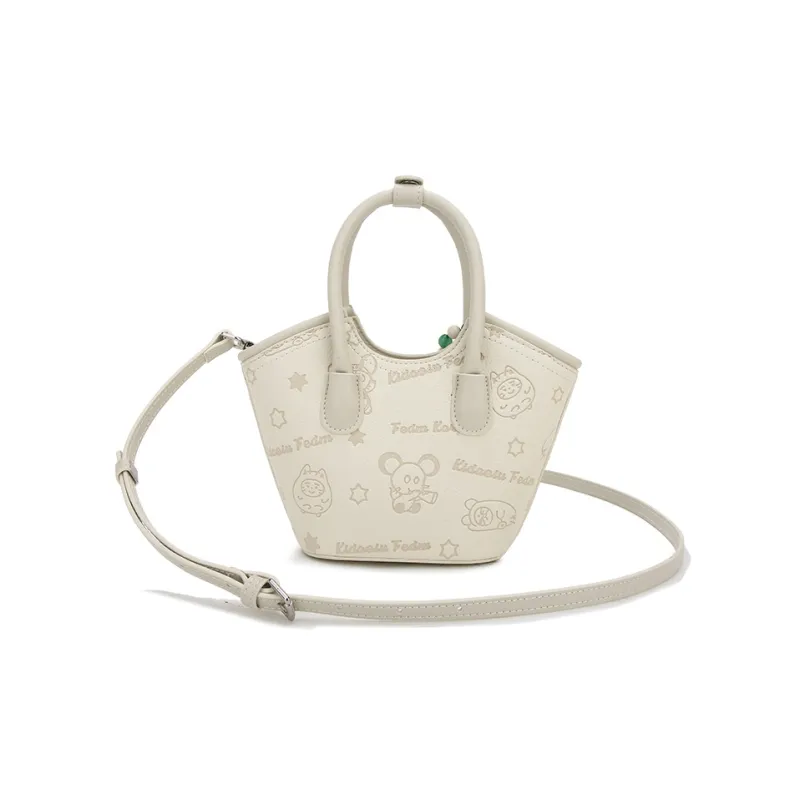 Carit&Koty PU Handbag Women's Pink/White-8