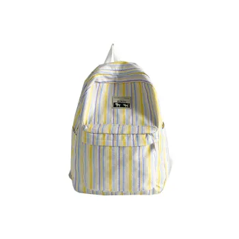 WICKBUEN Composite Cloth Backpack Regular Unisex Pink/Yellow/Green/Blue