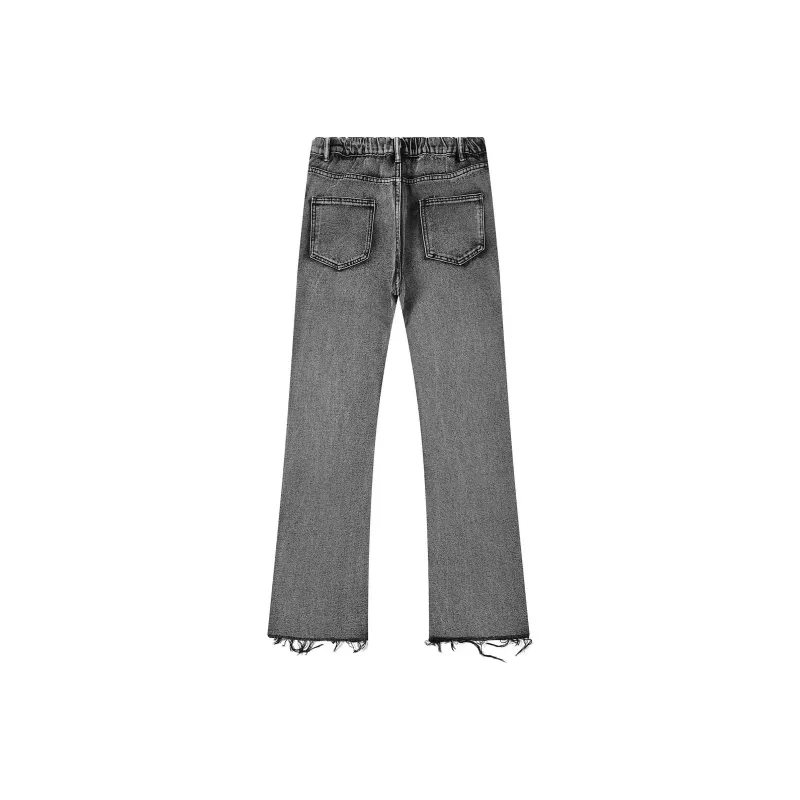 PVPVPV Jeans Unisex Black Gray Color-1