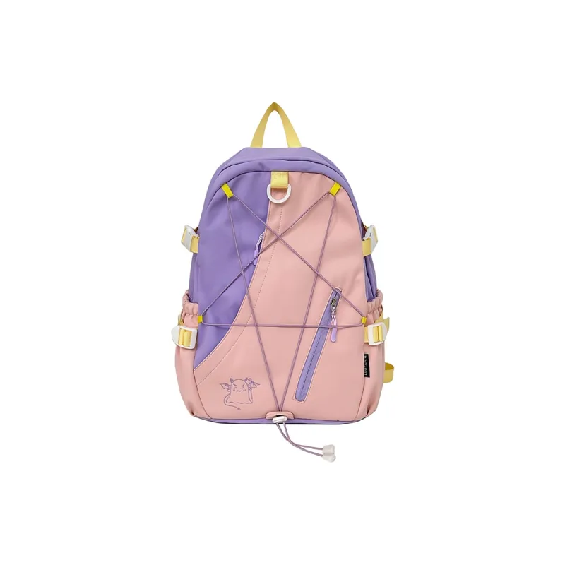 Yalu Nylon Backpack Unisex Multicolor-2