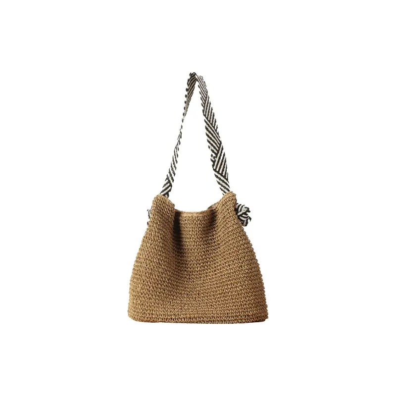 VINEY Fabric Shoulder Bag Regular Women's Camel-4