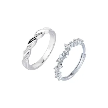 Right Hand Waiting S925 Silver Rings Unisex