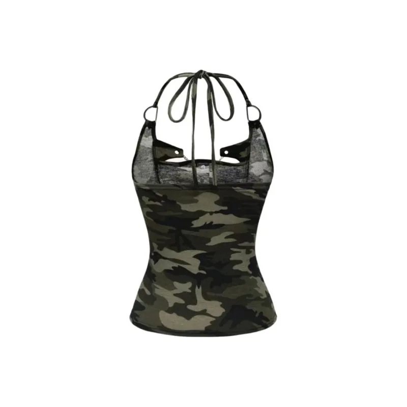 ABCMININ Camisoles Women's Camouflage-1