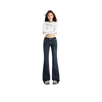 YINLEI Jeans Women's Blue Gray