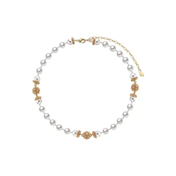 ANGEPERLE Pearl Necklaces Women's