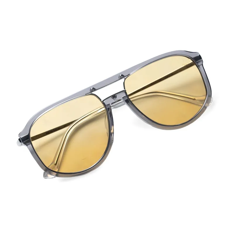 HELEN KELLER Metal And Plastic Aviator Sunglasses Unisex-4