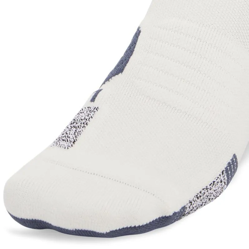 Under Armour Playmaker Mid Calf Socks Unisex 1 Pack White Quartz/Downpour Gray-2