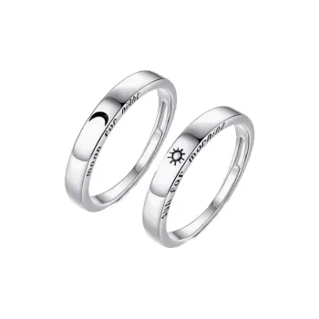Old Qingyun Silver Building S990 Silver Rings Unisex