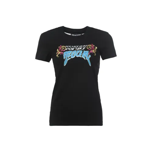 VERSACE JEANS COUTURE T Shirt Women's Black