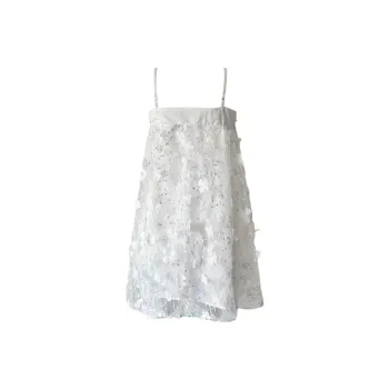 Udon House Slip Dresses Women's White