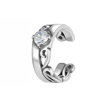ZWU Titanium Steel Clip On Earrings Unisex