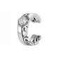 White Diamond Clip-on Earring (Single)