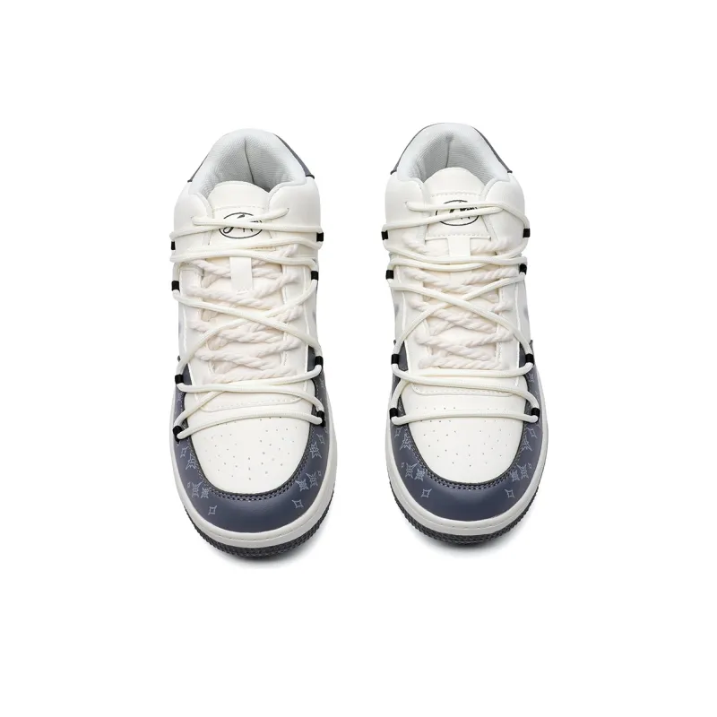 ABIDJAN Graffiti Lightweight Mid Top Skateboard Shoes Unisex-3