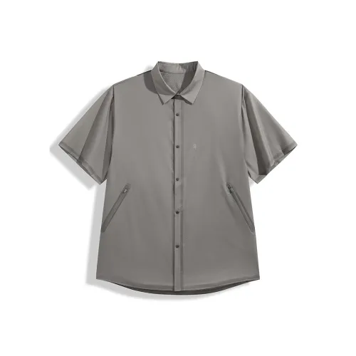 Emporio Armani Hvid langærmet T-shirt med stort logo