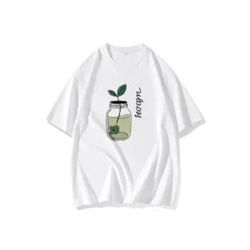 FAIRWHALE Drop Shoulder Sleeve T Shirt Women's