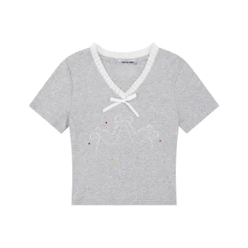 7 SEVFUN Drop Shoulder Sleeve T Shirt Women's