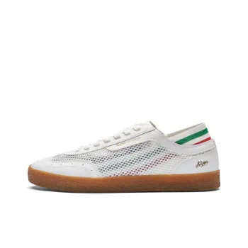 Kappa Back to Back Lightweight And Breathable Low Top Skateboard Shoes Unisex Classic White