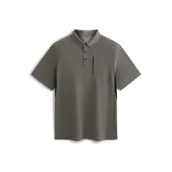 PEACEBIRD MEN Polo Shirts Men Hyacinth Bean Brown 1