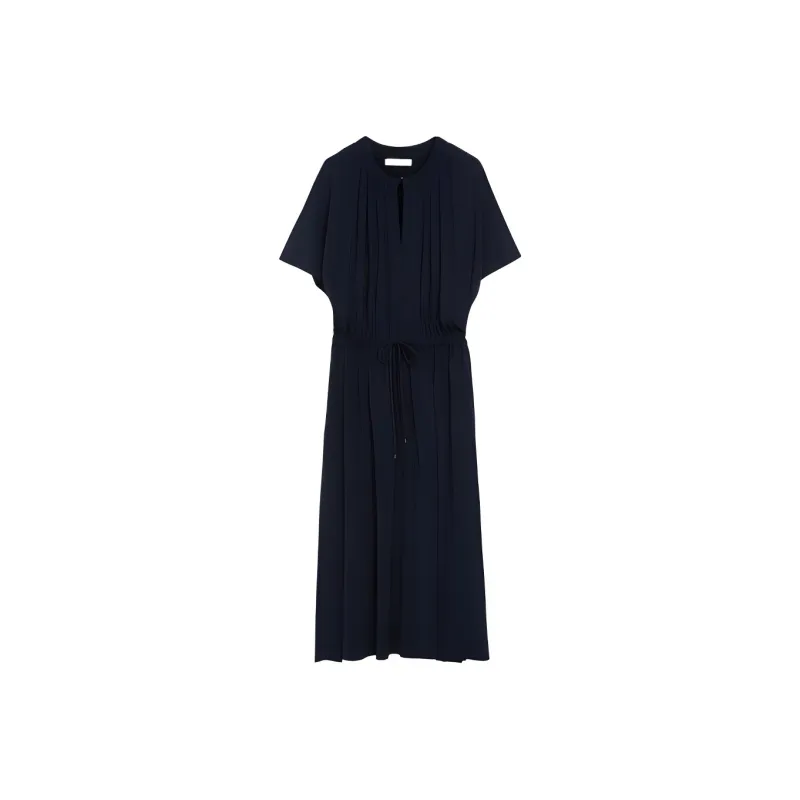 MaxMara Short Sleeved Dresses Women's Navy Blue-0