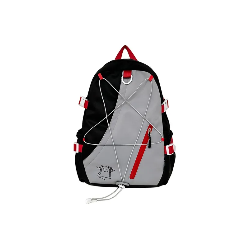 Yalu Nylon Backpack Unisex Multicolor-6
