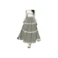 Black White Plaid Extended Length