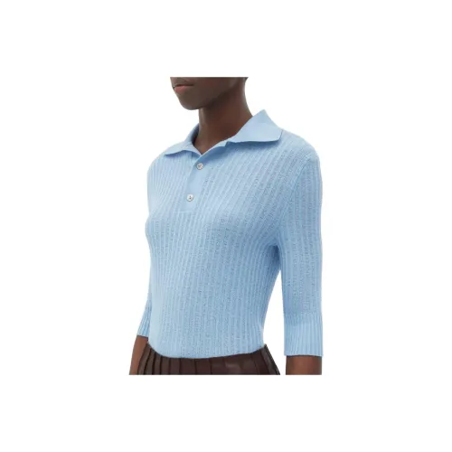 Bottega Veneta SS23 Polo Shirt Women's Blue