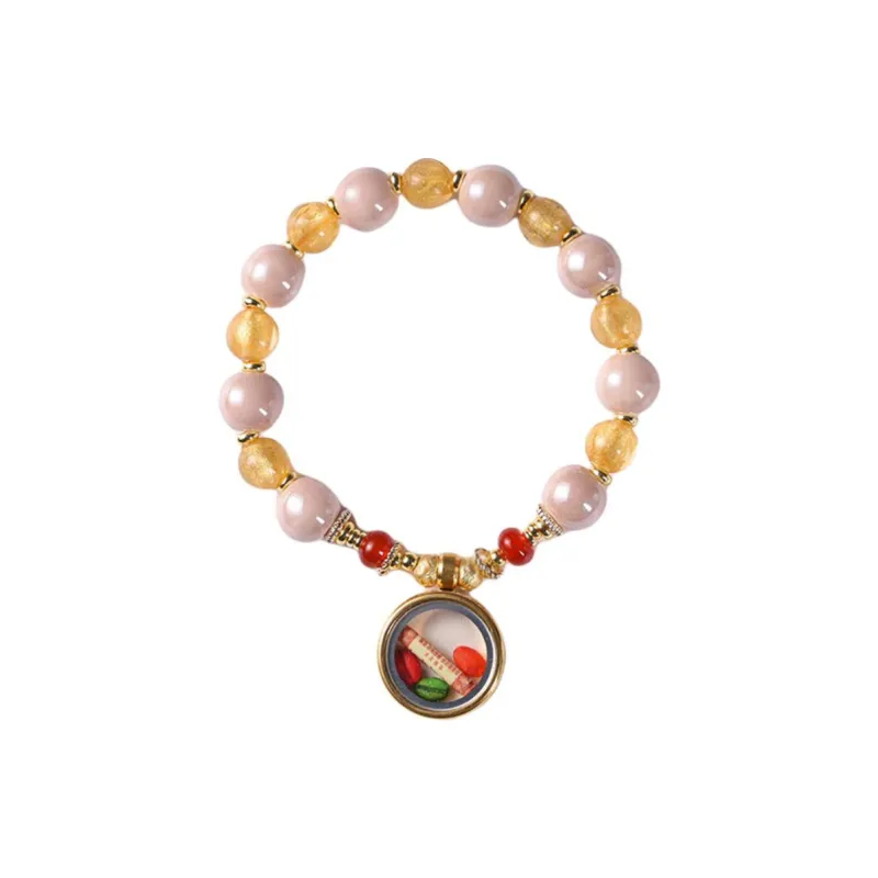 HANCANG Colored Glaze Bracelets Women's-3